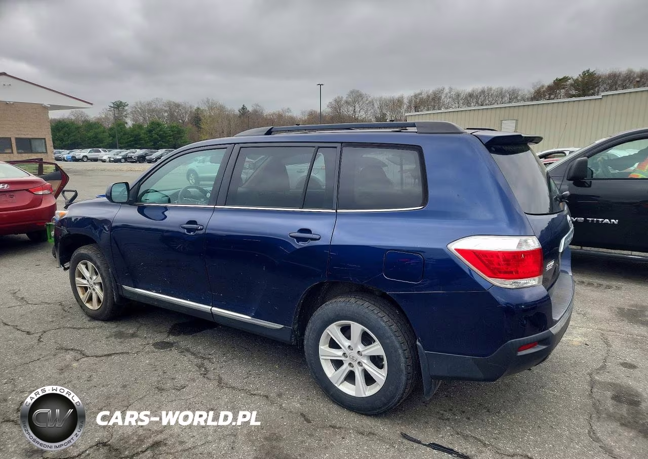 2013 Toyota Highlander Se VIN:5TDBK3EH0DS262641 - 2