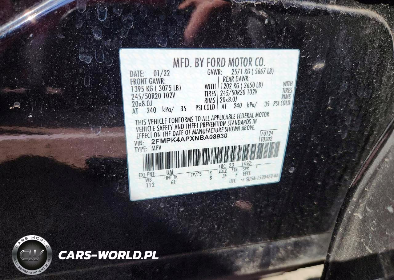 2022 Ford Edge St VIN:2FMPK4APXNBA08930 - 13