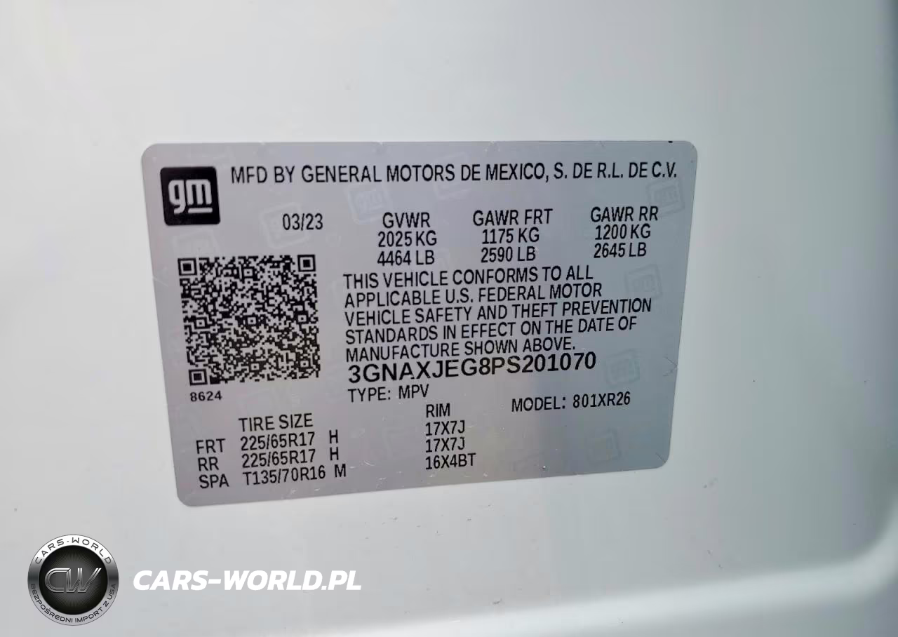 2023 Chevrolet Equinox Lt VIN:3GNAXJEG8PS201070 - 13
