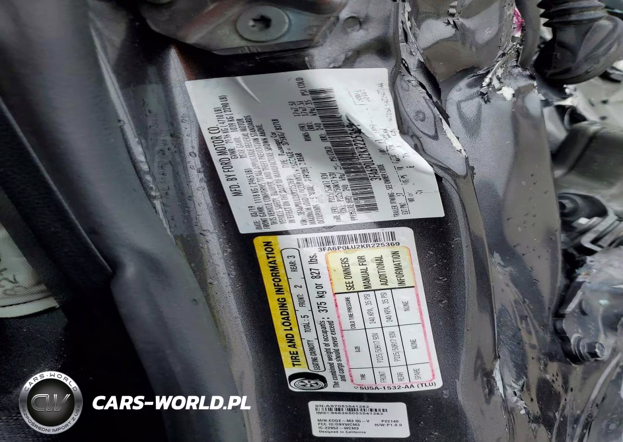 2019 Ford Fusion Se VIN:3FA6P0LU2KR225369 - 12