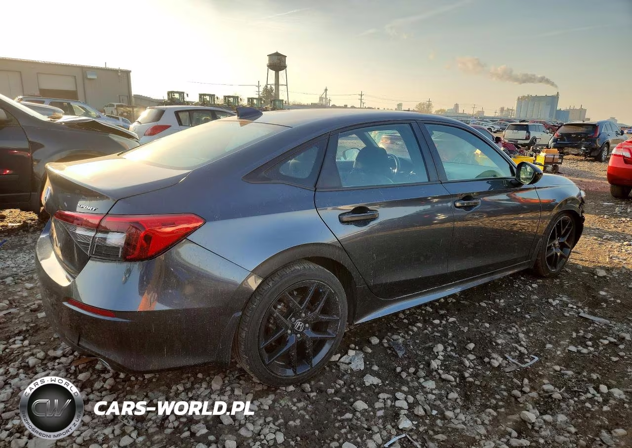 2022 Honda Civic Sport VIN:2HGFE2F57NH539231 - 3