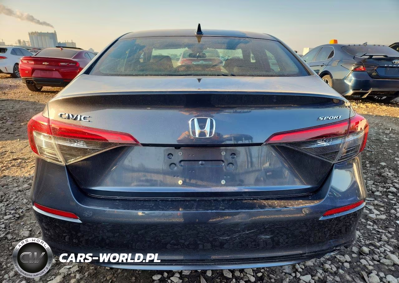 2022 Honda Civic Sport VIN:2HGFE2F57NH539231 - 6