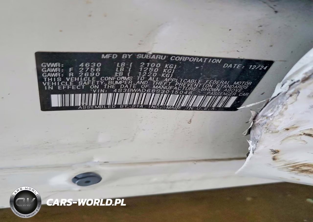 2025 Subaru Legacy Premium VIN:4S3BWAD66S3015048 - 13