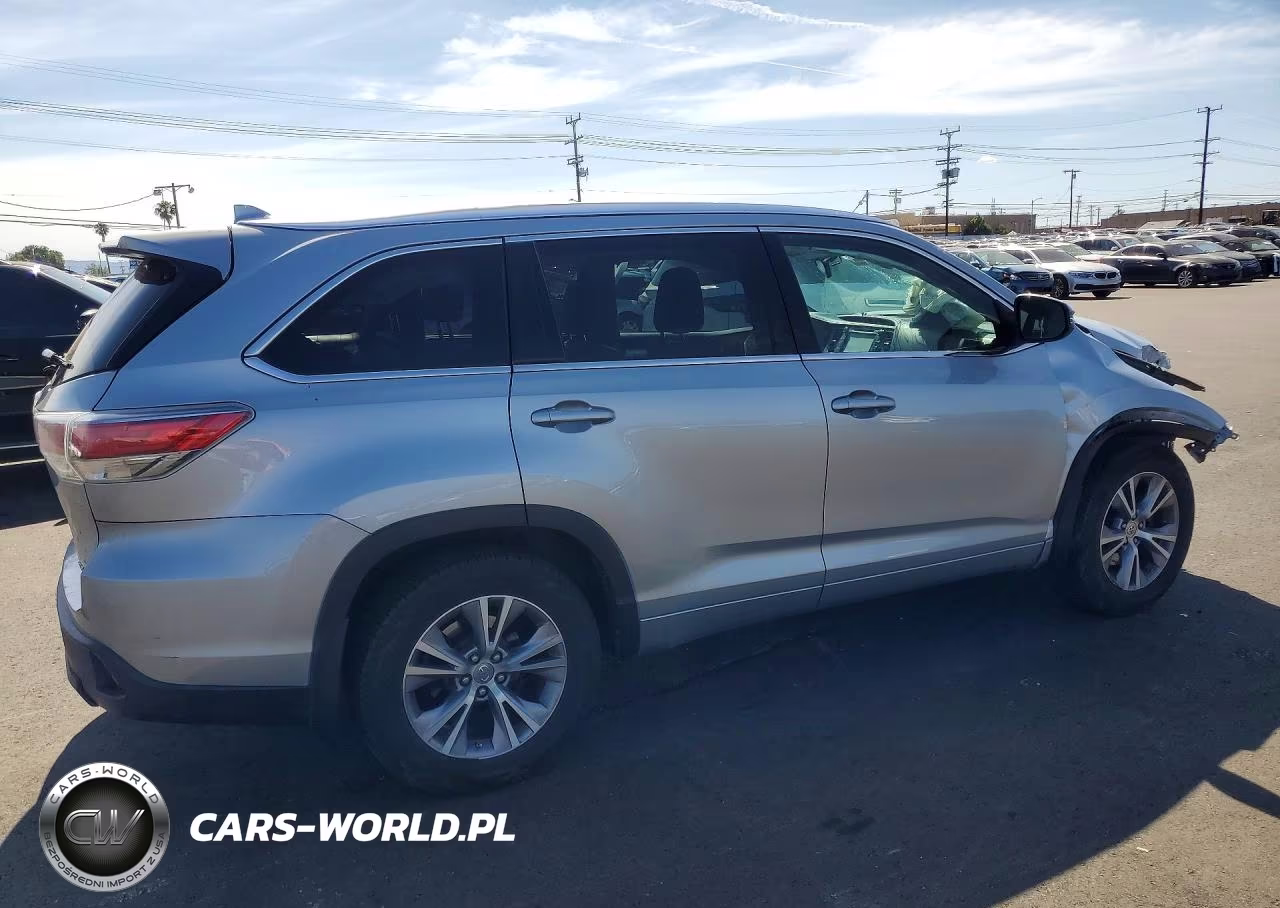 2015 Toyota Highlander Xle VIN:5TDJKRFH9FS120370 - 3