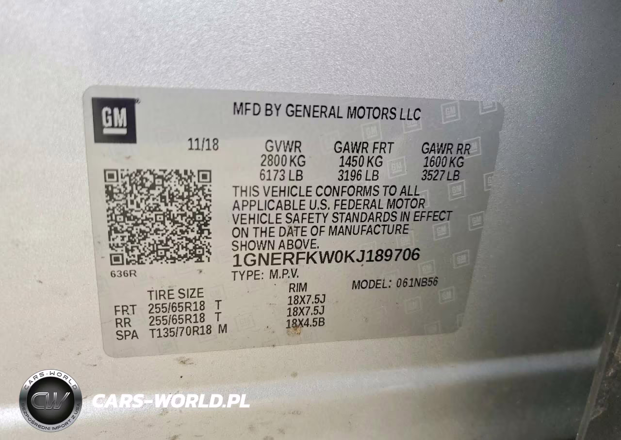 2019 Chevrolet Traverse Ls VIN:1GNERFKW0KJ189706 - 13