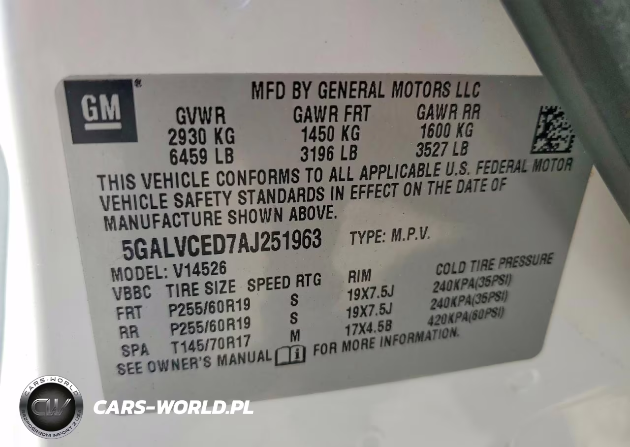 2010 Buick Enclave VIN:5GALVCED7AJ251963 - 13