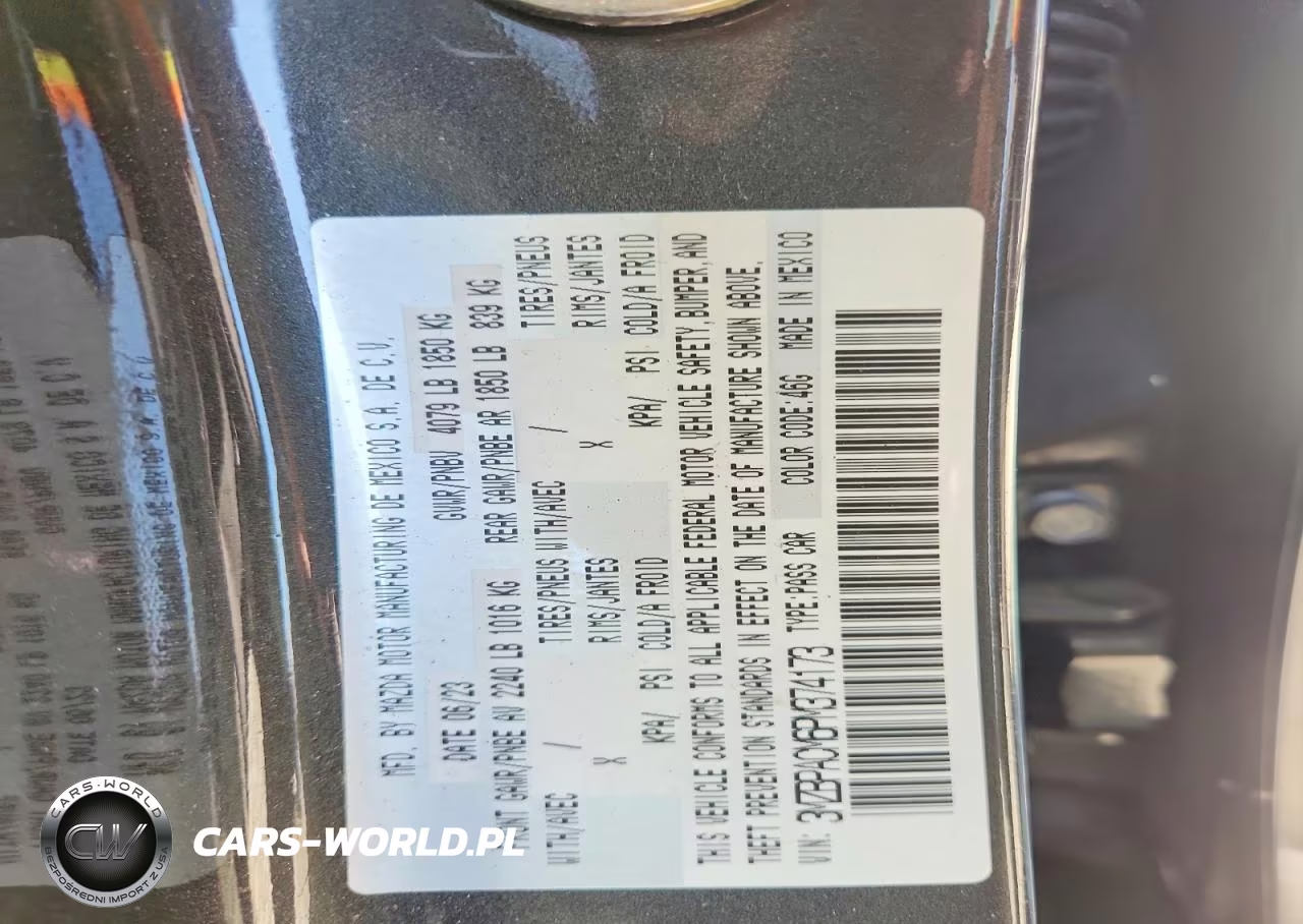 2023 Mazda 3 Preferred VIN:3MZBPACM6PM374173 - 12