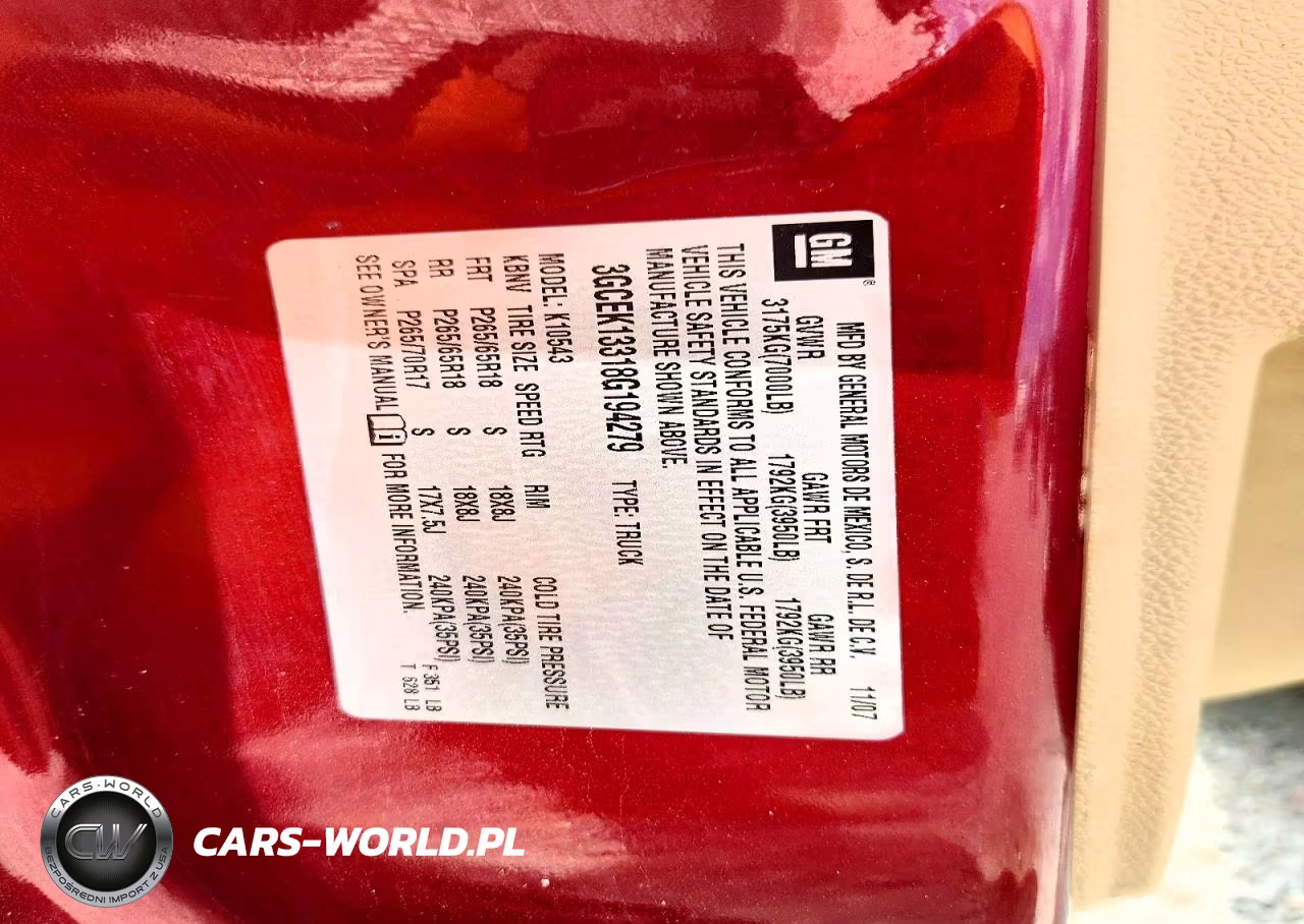2008 Chevrolet Silverado K1500 VIN:3GCEK13318G194279 - 12