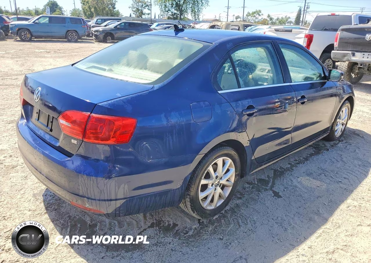 2014 Volkswagen Jetta Se VIN:3VWD17AJ1EM376593 - 3
