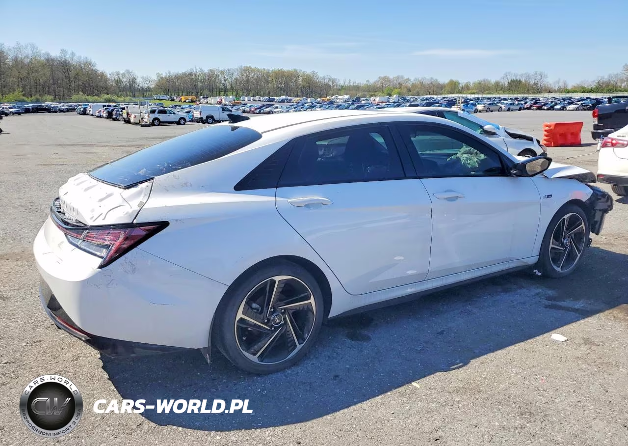 2022 Hyundai Elantra N Line VIN:KMHLR4AF7NU240591 - 3