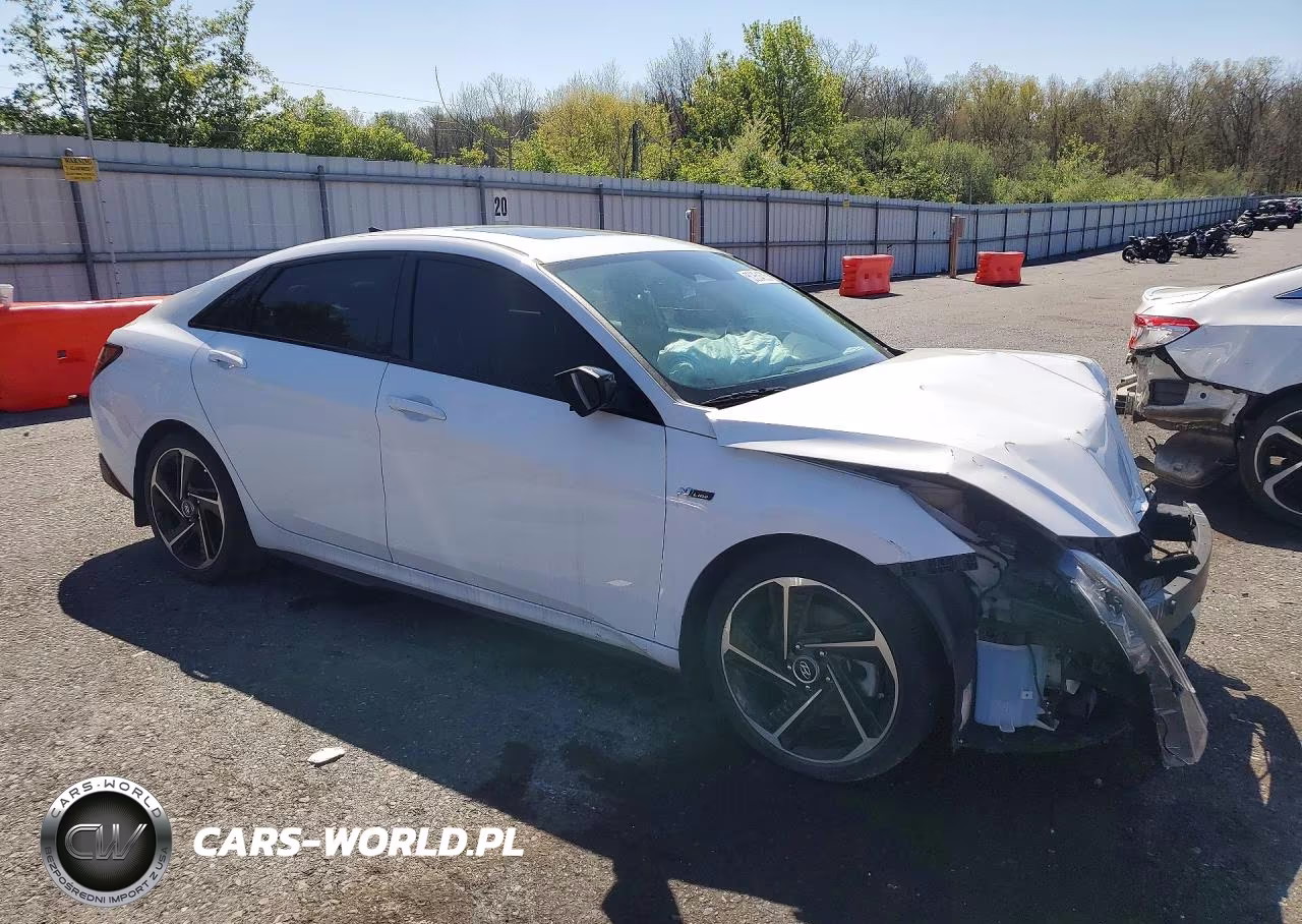 2022 Hyundai Elantra N Line VIN:KMHLR4AF7NU240591 - 4