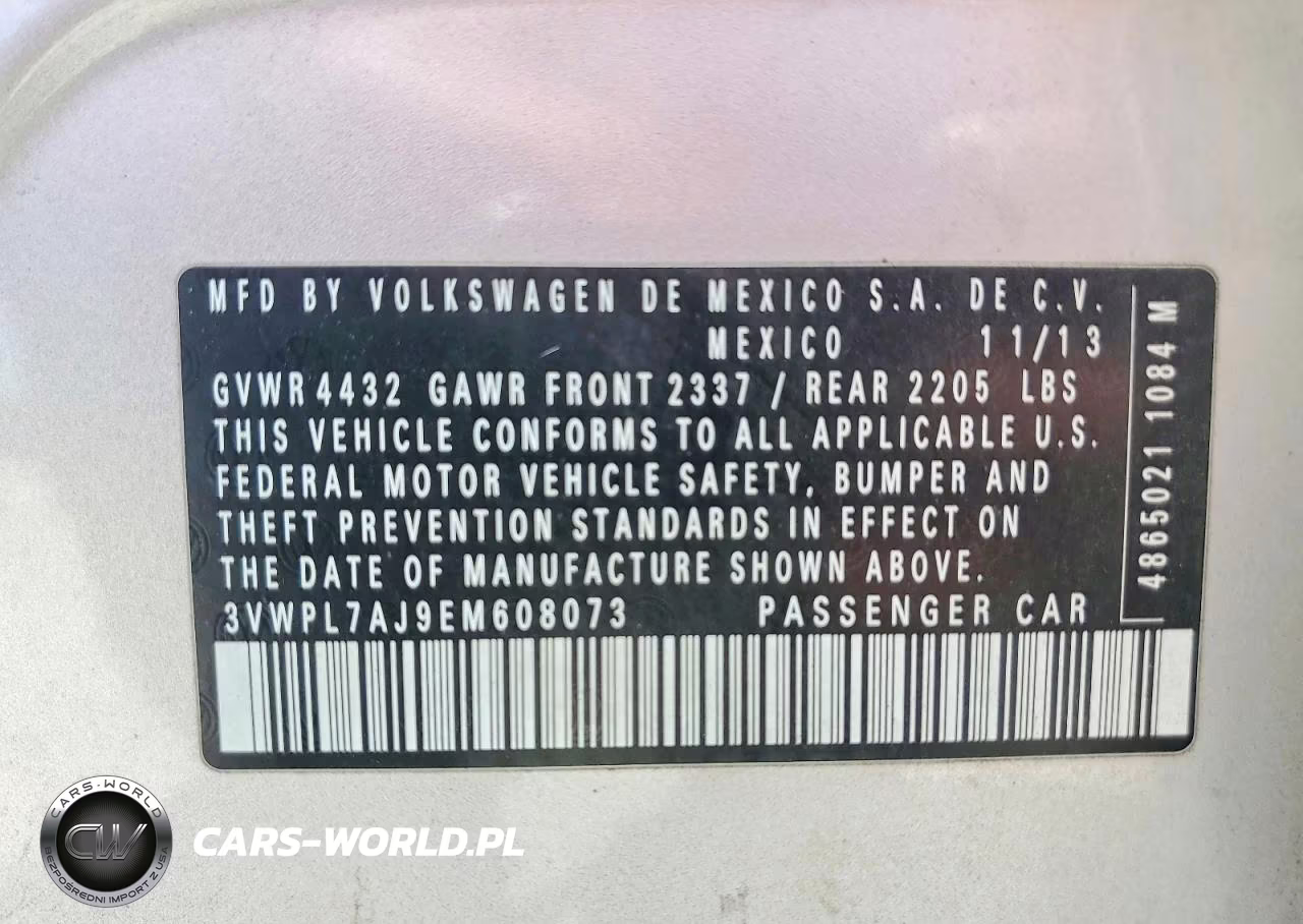 2014 Volkswagen Jetta Tdi VIN:3VWPL7AJ9EM608073 - 13