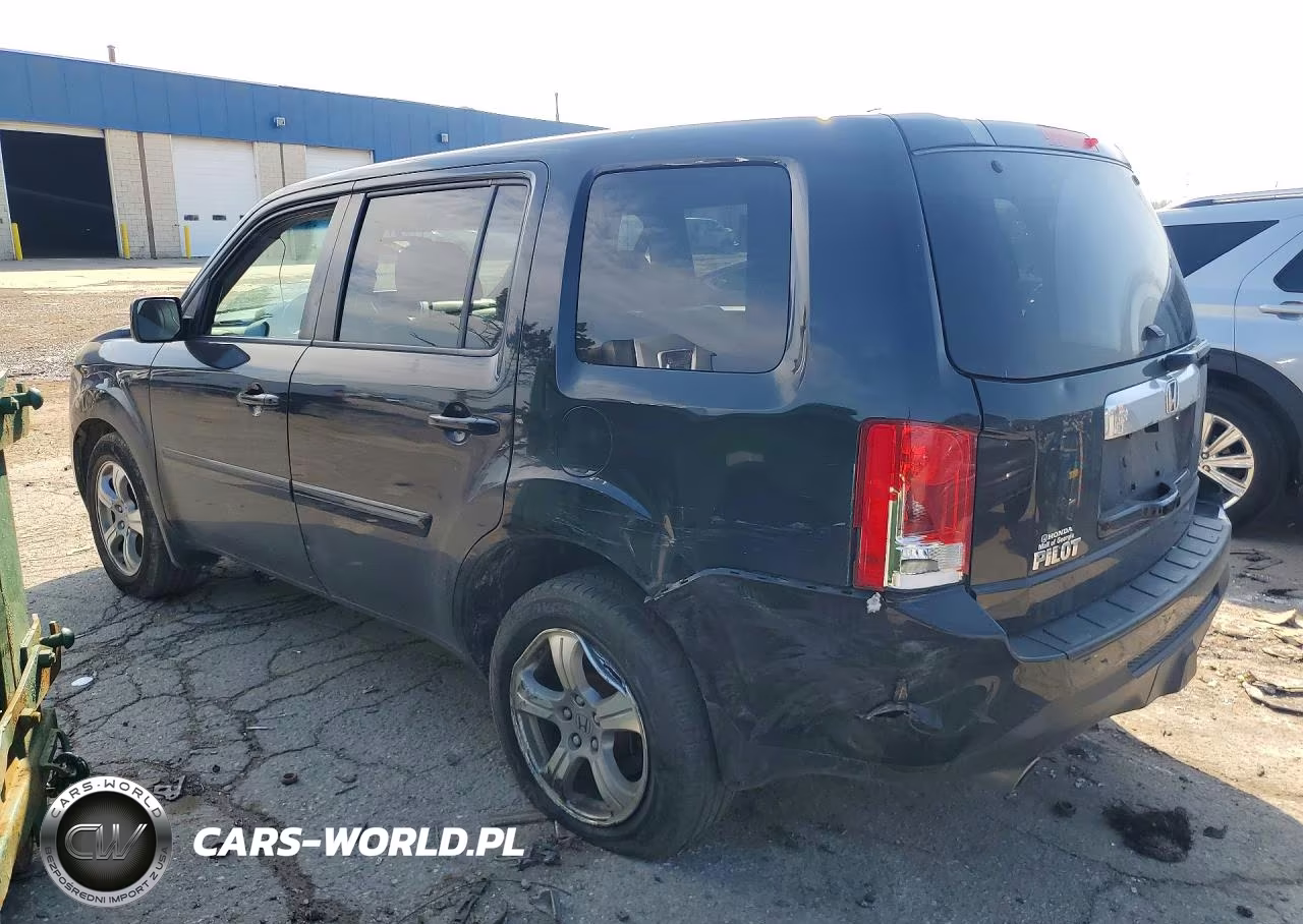 2012 Honda Pilot Exl VIN:5FNYF3H69CB020720 - 2