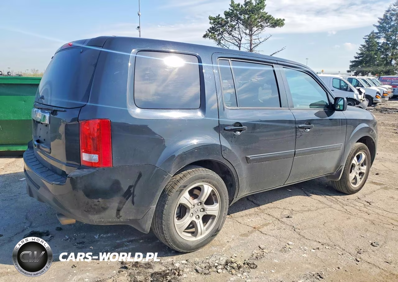 2012 Honda Pilot Exl VIN:5FNYF3H69CB020720 - 3