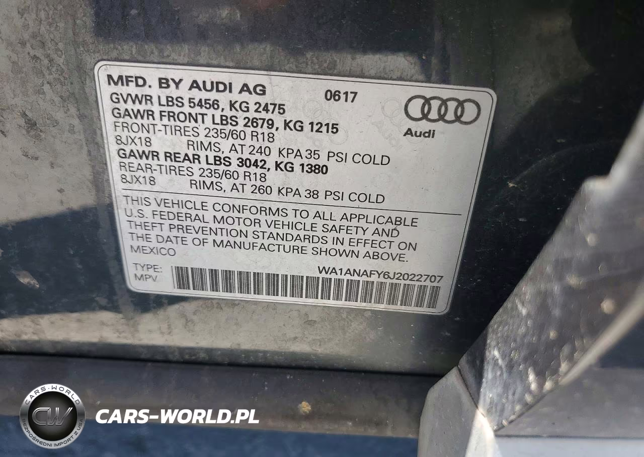 2018 Audi Q5 Premium VIN:WA1ANAFY6J2022707 - 12