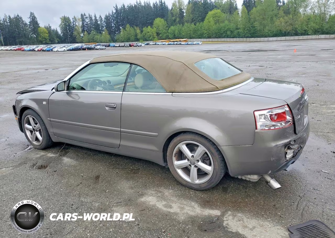 2007 Audi A4 3.2 Cabriolet Quattro VIN:WAUDH48HX7K018089 - 2