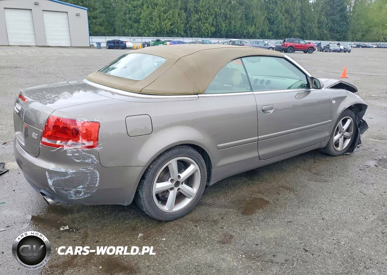 2007 Audi A4 3.2 Cabriolet Quattro VIN:WAUDH48HX7K018089 - 3