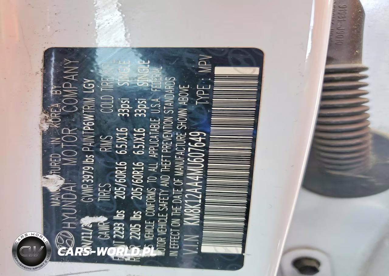 2021 Hyundai Kona Se VIN:KM8K12AA4MU607649 - 12