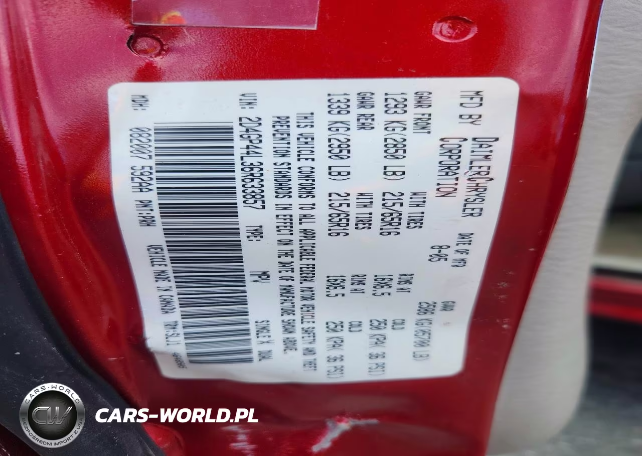 2006 Dodge Grand Caravan Sxt VIN:2D4GP44L36R633857 - 13