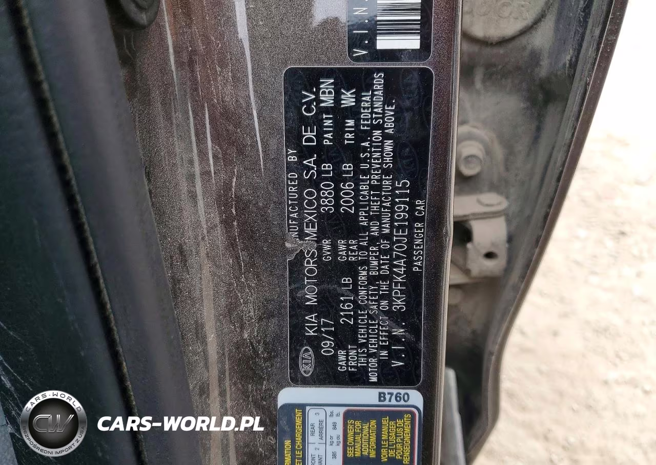 2018 Kia Forte Lx VIN:3KPFK4A70JE199115 - 12