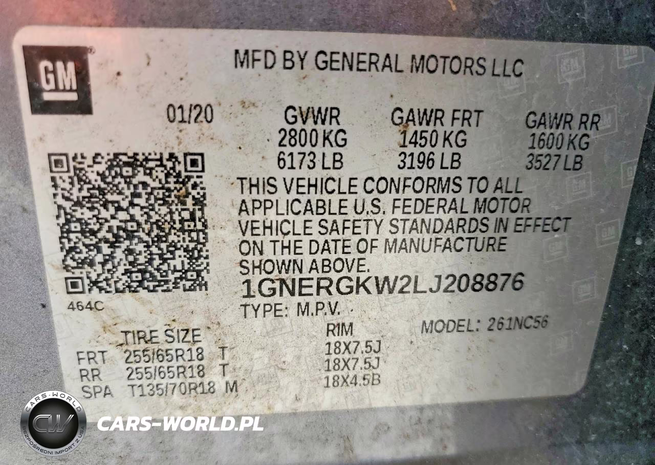2020 Chevrolet Traverse Lt VIN:1GNERGKW2LJ208876 - 14