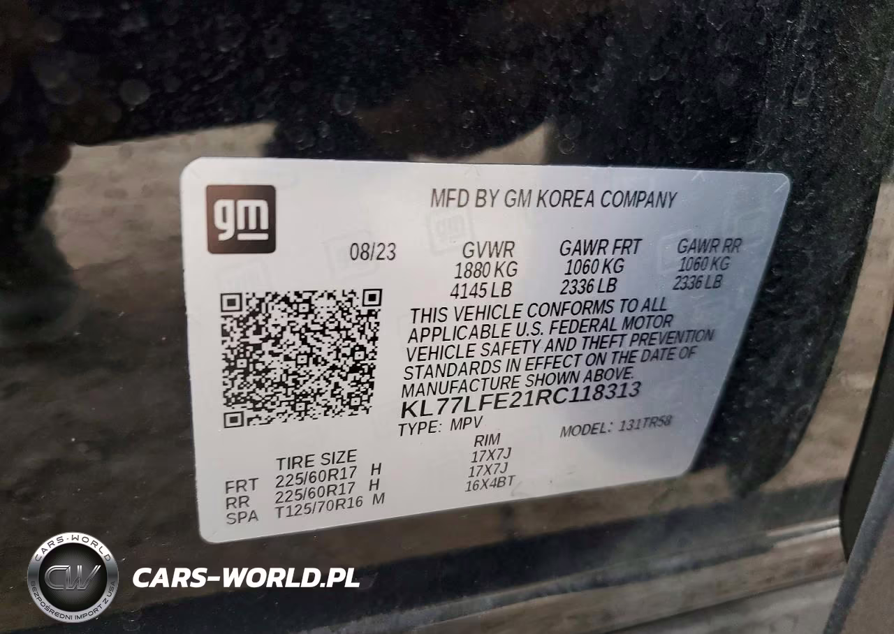 2024 Chevrolet Trax Ls VIN:KL77LFE21RC118313 - 13