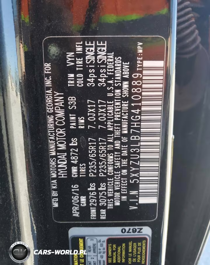 2017 Hyundai Santa Fe Sport VIN:5XYZU3LB7HG410889 - 14