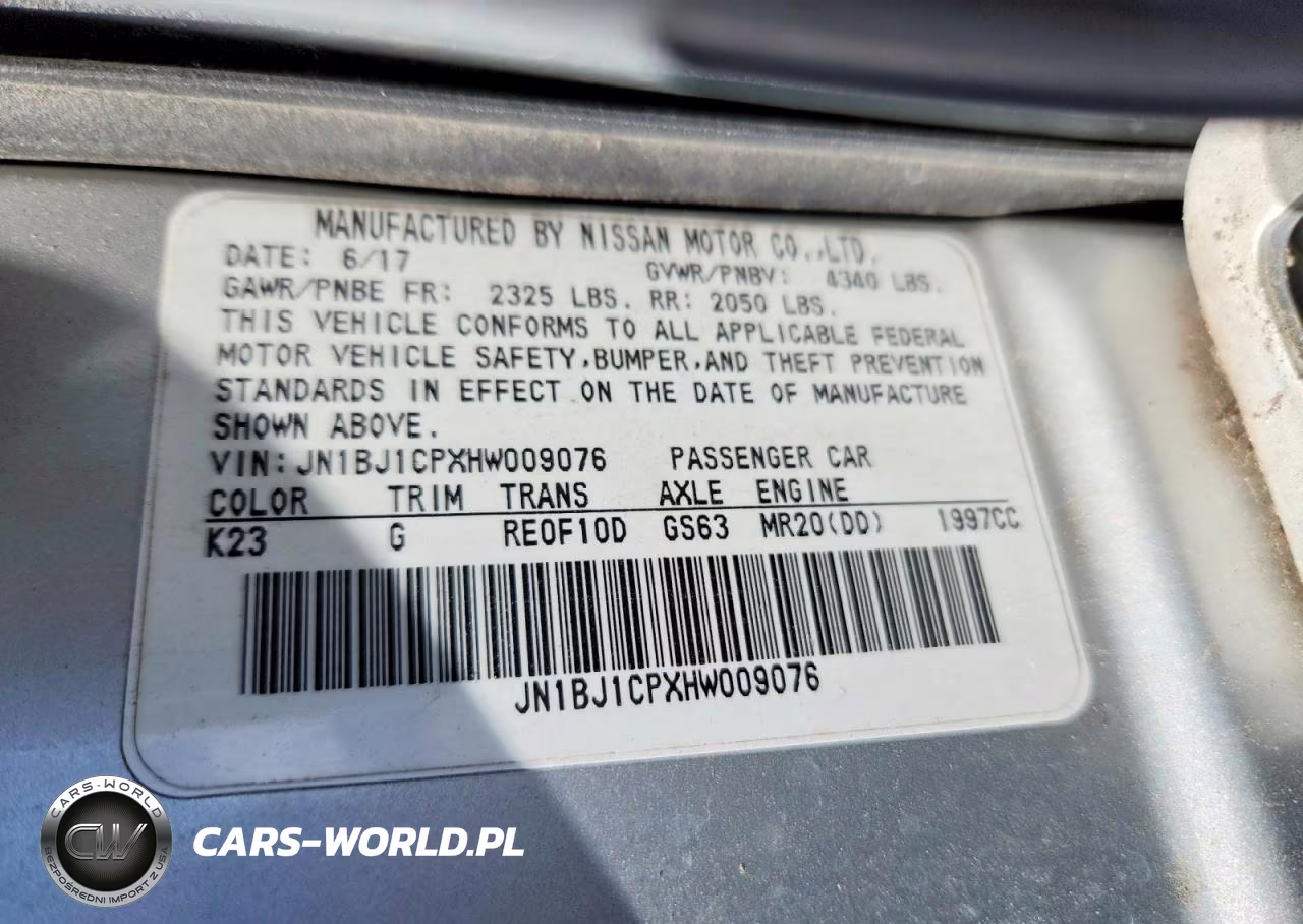 2017 Nissan Rogue Sport S VIN:JN1BJ1CPXHW009076 - 13