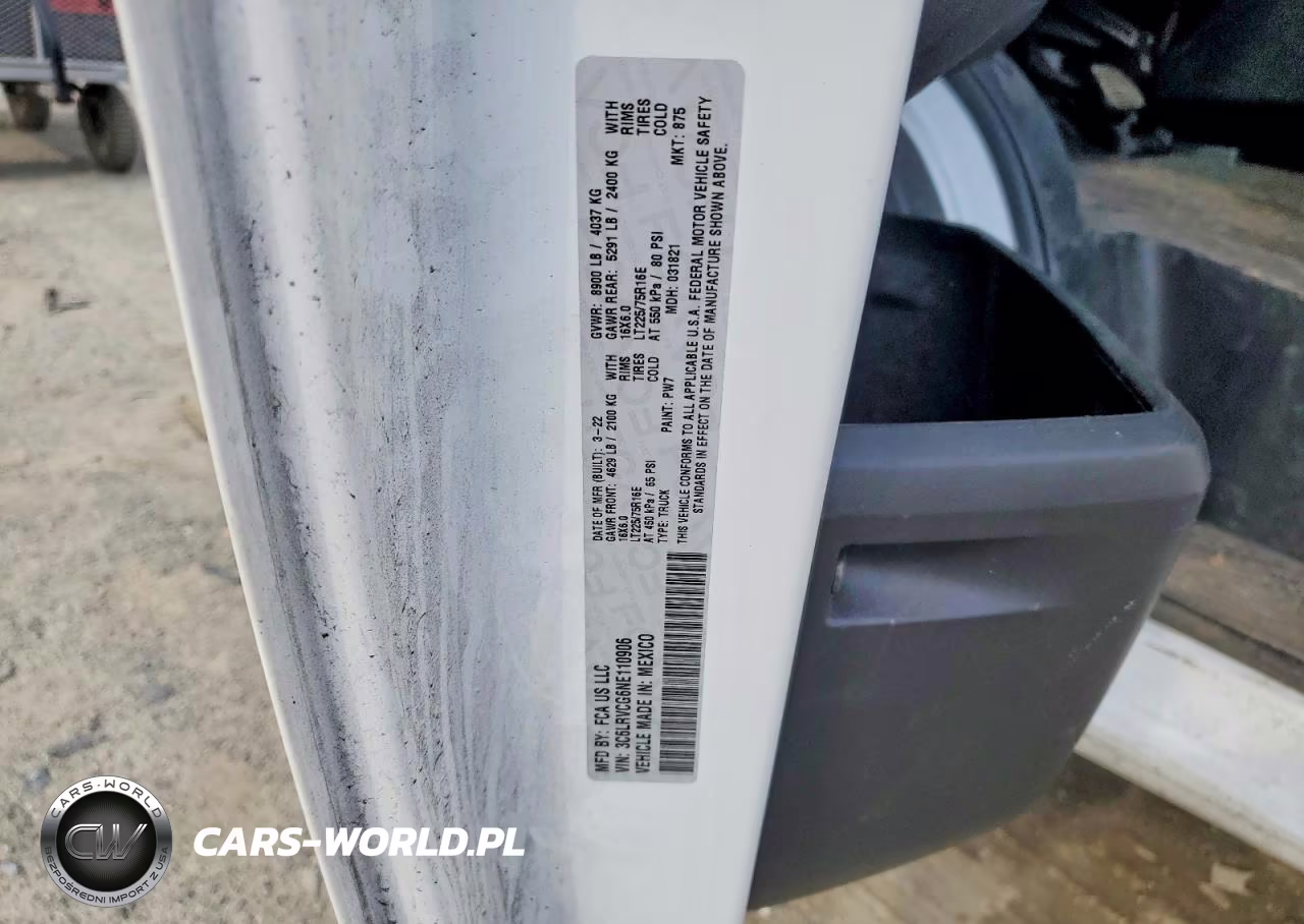 2022 Ram Promaster 2500 2500 High VIN:3C6LRVCG6NE110906 - 13