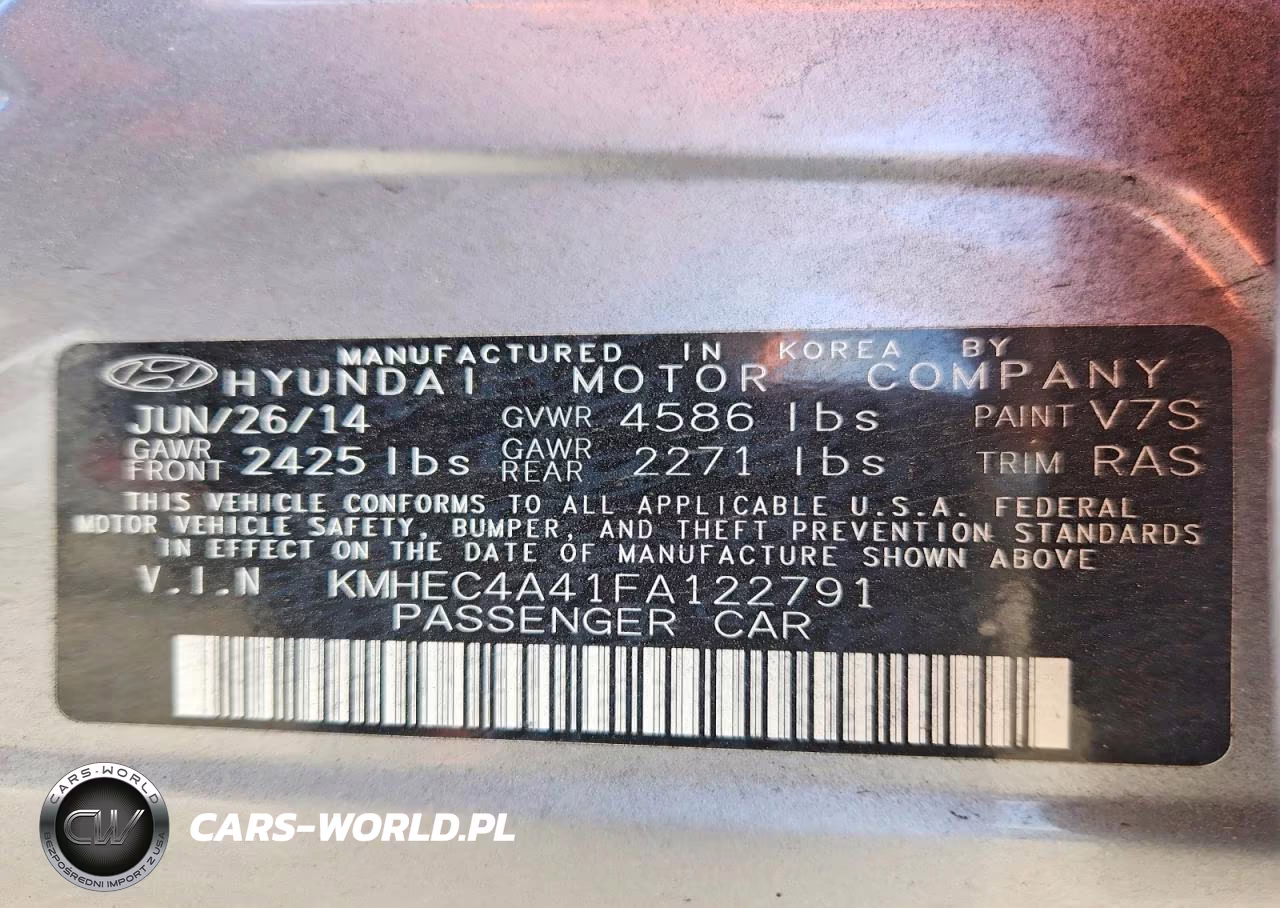 2015 Hyundai Sonata Hybrid Limited VIN:KMHEC4A41FA122791 - 12