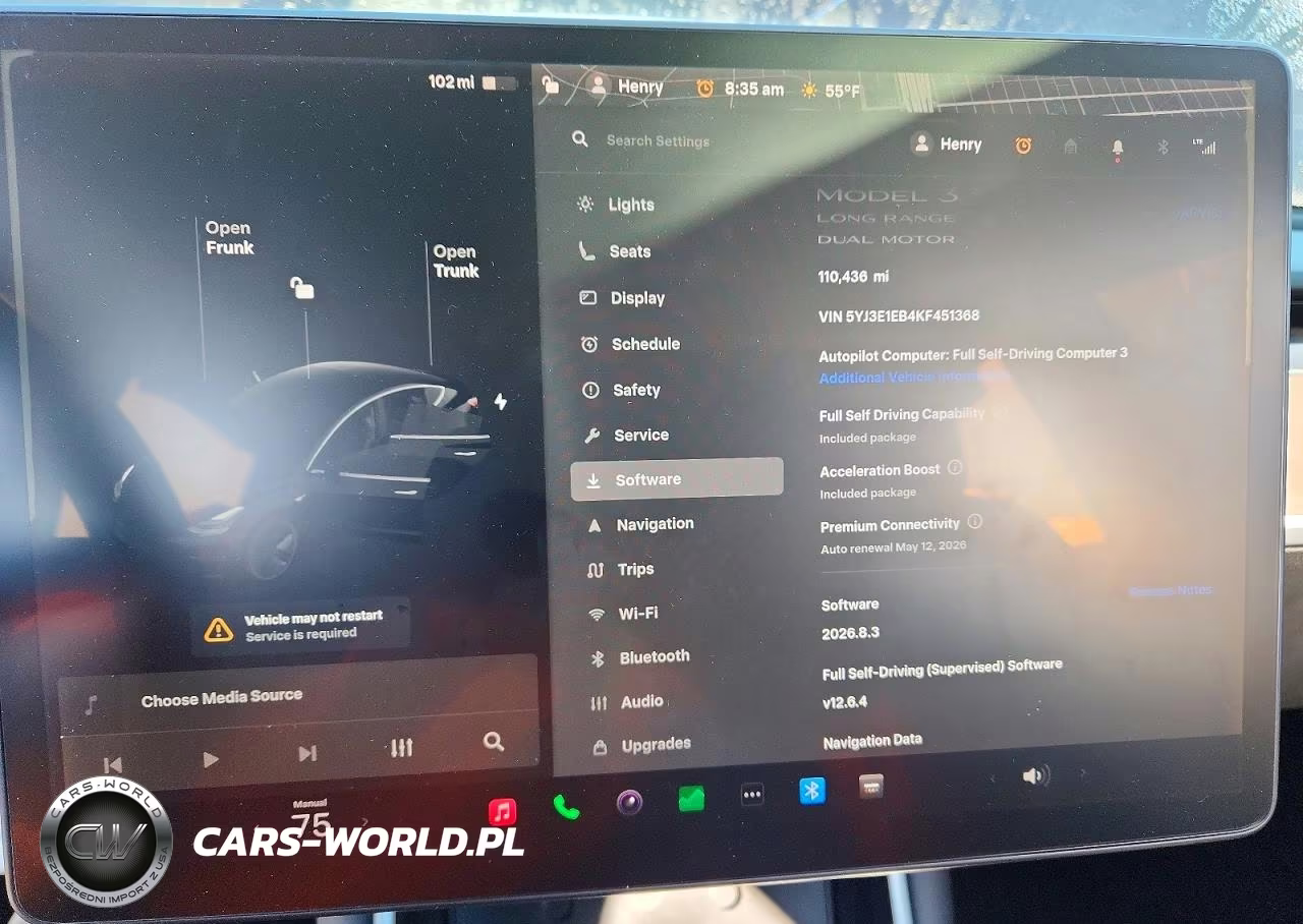 2019 Tesla Model 3 VIN:5YJ3E1EB4KF451368 - 9