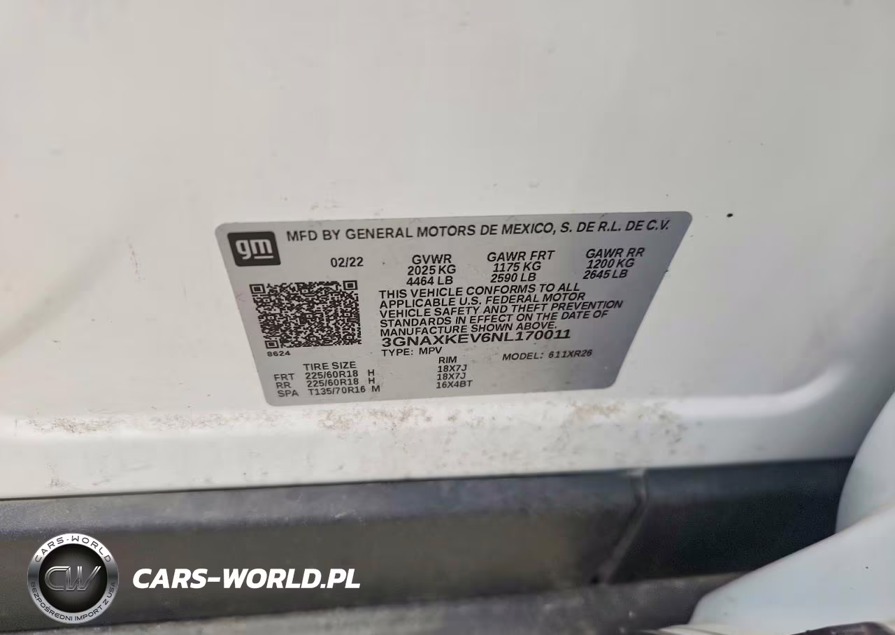 2022 Chevrolet Equinox Lt VIN:3GNAXKEV6NL170011 - 14