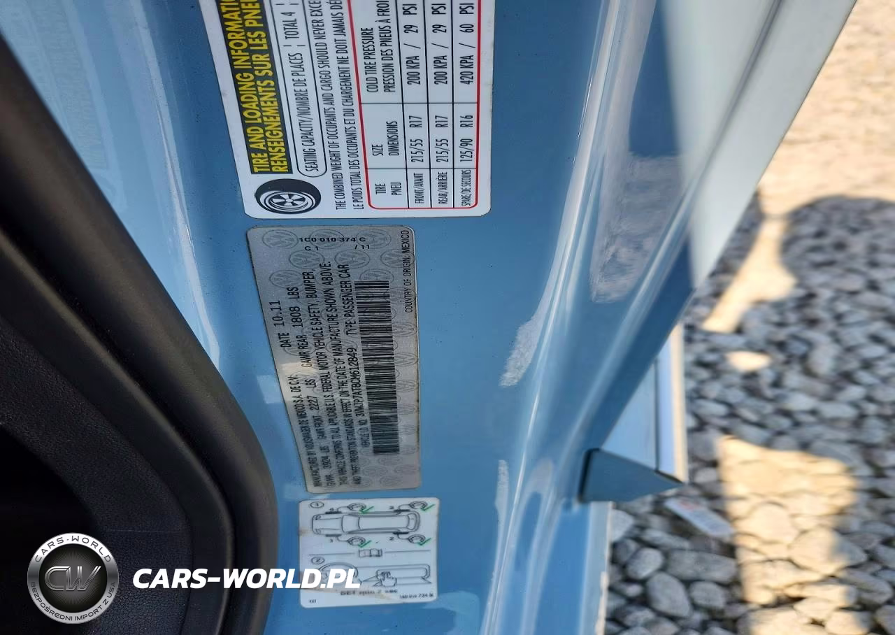 2012 Volkswagen Beetle VIN:3VWJP7AT8CM612849 - 13