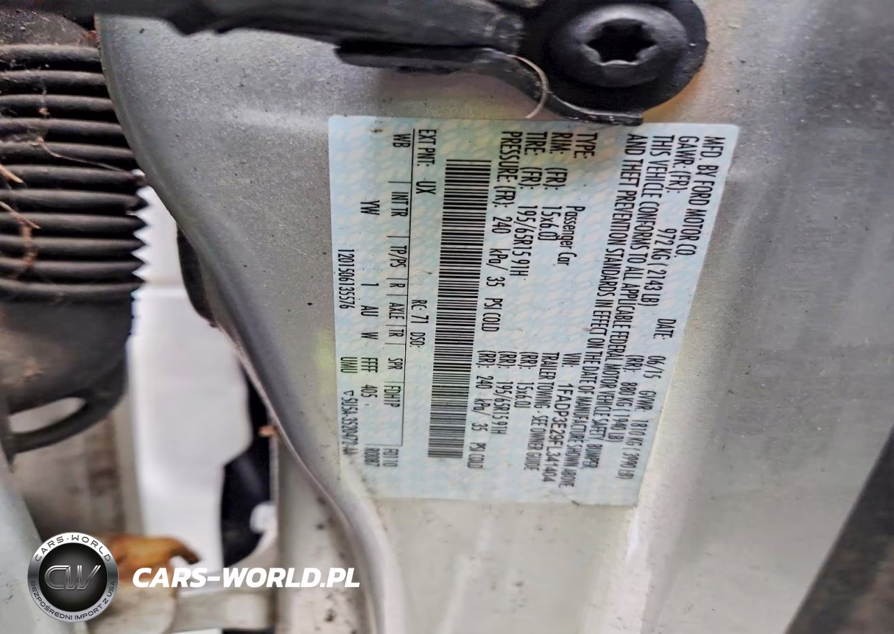 2015 Ford Focus S VIN:1FADP3E29FL341404 - 12
