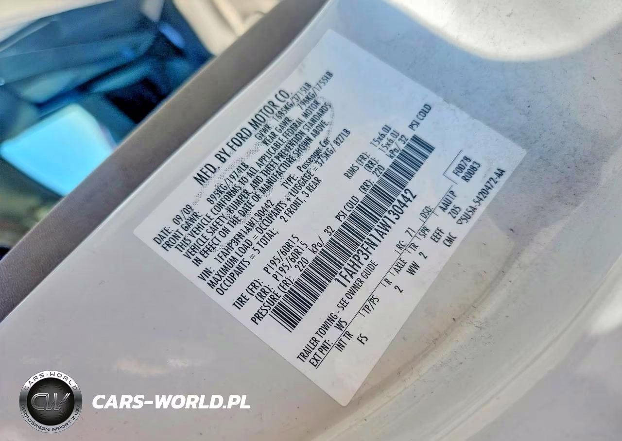2010 Ford Focus Se VIN:1FAHP3FN1AW130442 - 12