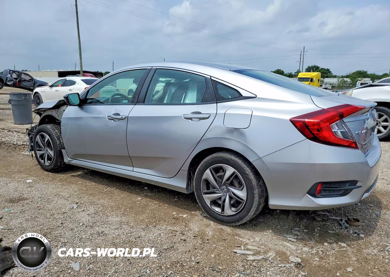 2019 Honda Civic Lx VIN:19XFC2F62KE007647 - 2