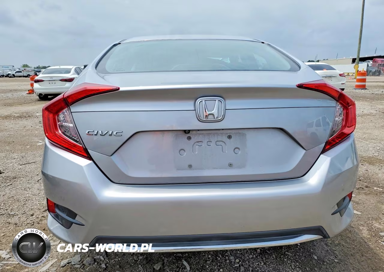 2019 Honda Civic Lx VIN:19XFC2F62KE007647 - 6
