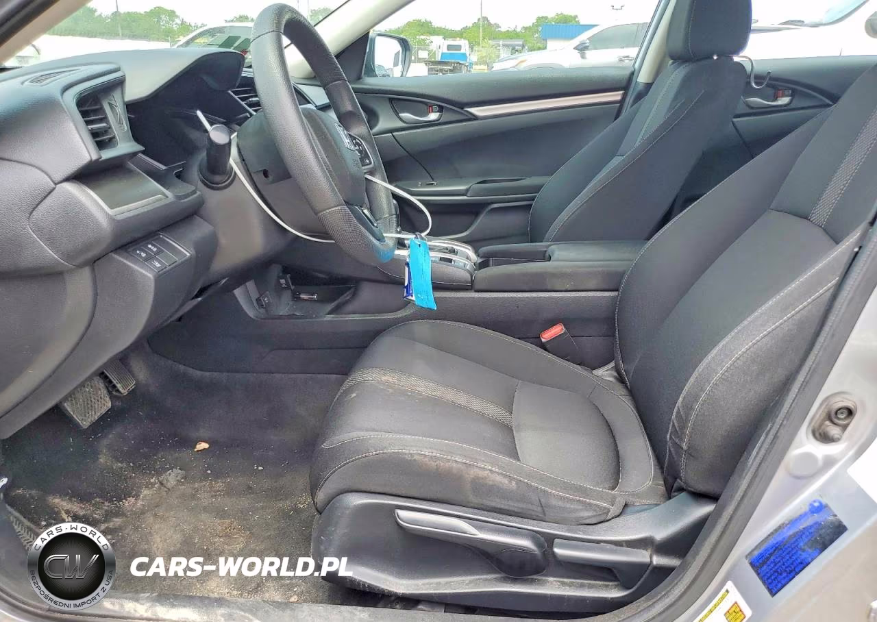 2019 Honda Civic Lx VIN:19XFC2F62KE007647 - 7