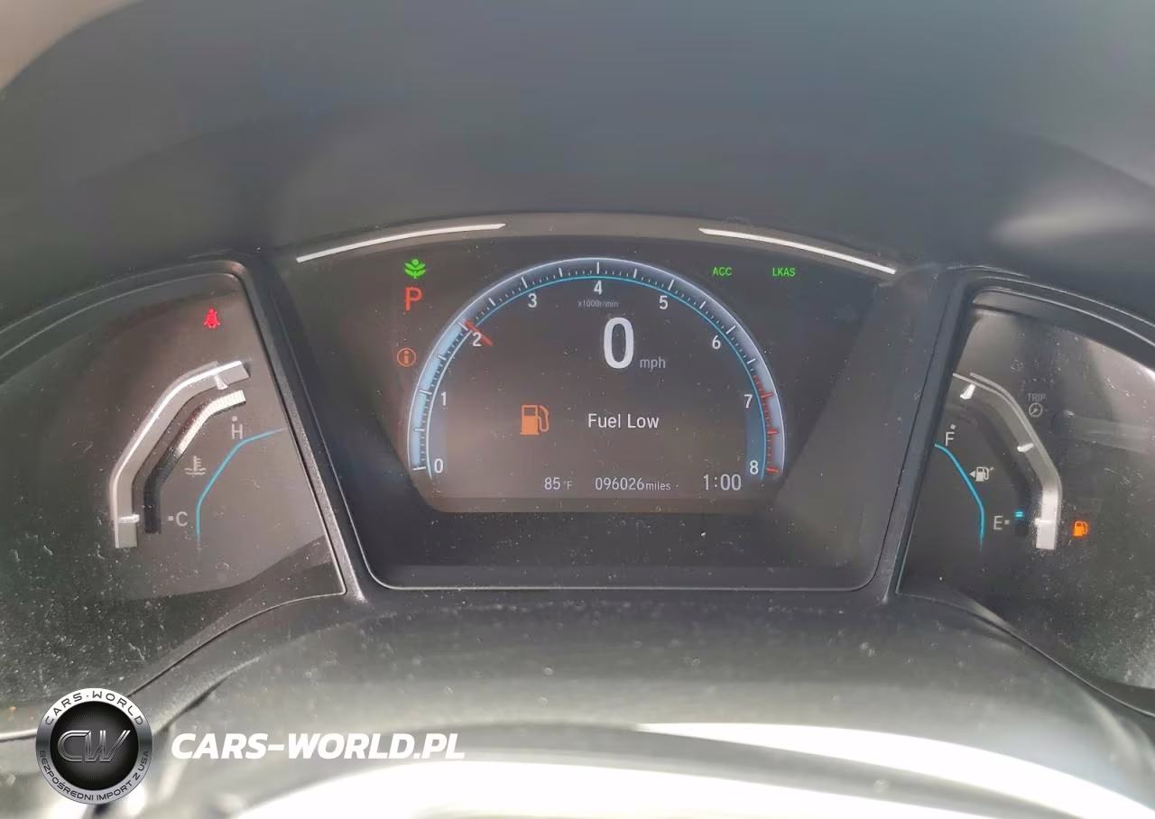 2019 Honda Civic Lx VIN:19XFC2F62KE007647 - 9