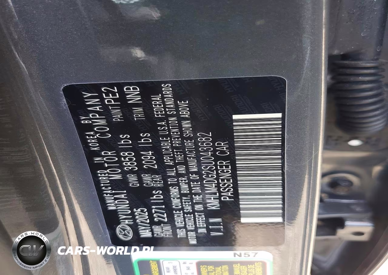2025 Hyundai Elantra Sel Sport VIN:KMHLM4DG2SU043682 - 12