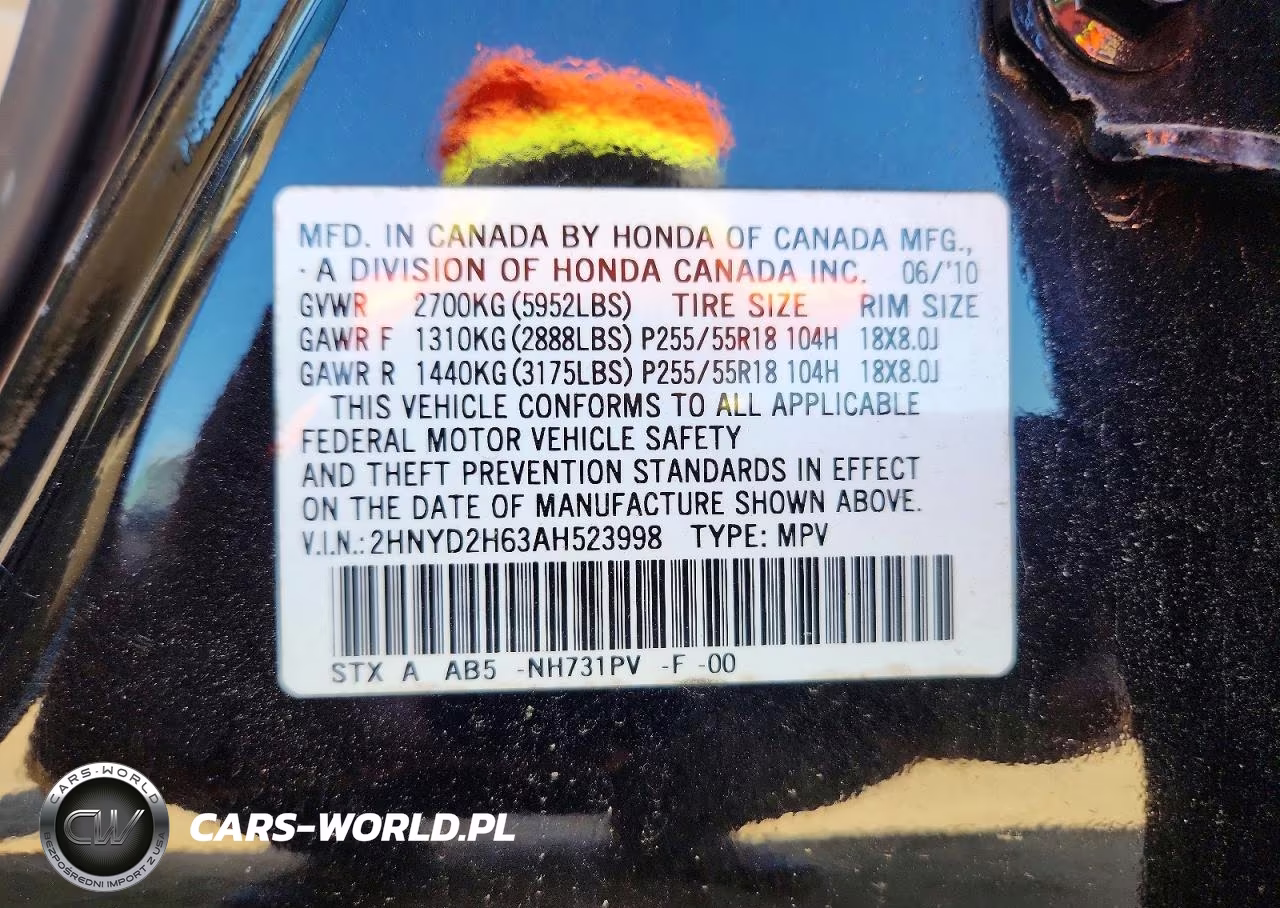 2010 Acura Mdx Technology VIN:2HNYD2H63AH523998 - 13