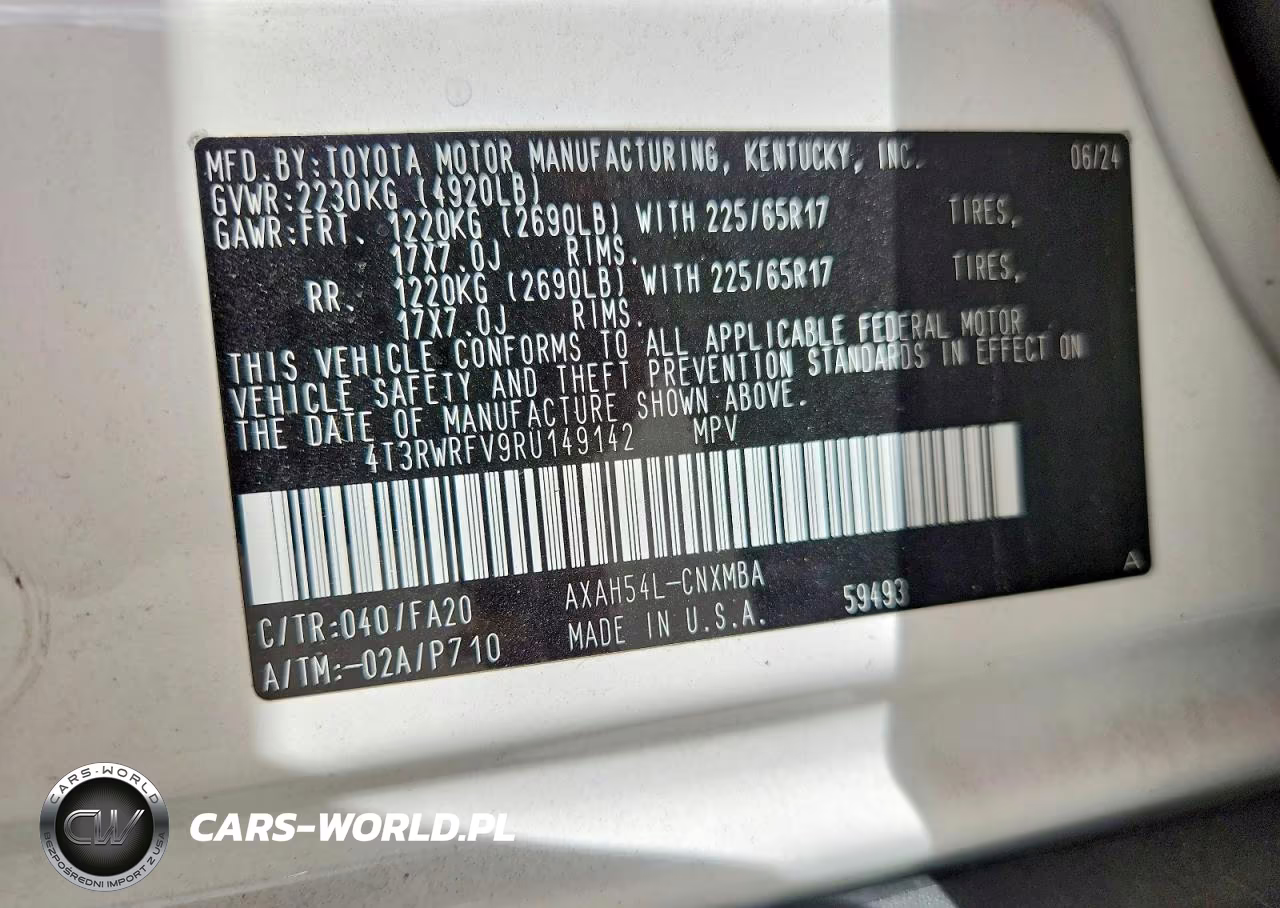 2024 Toyota Rav4 Hybrid Xle VIN:4T3RWRFV9RU149142 - 13