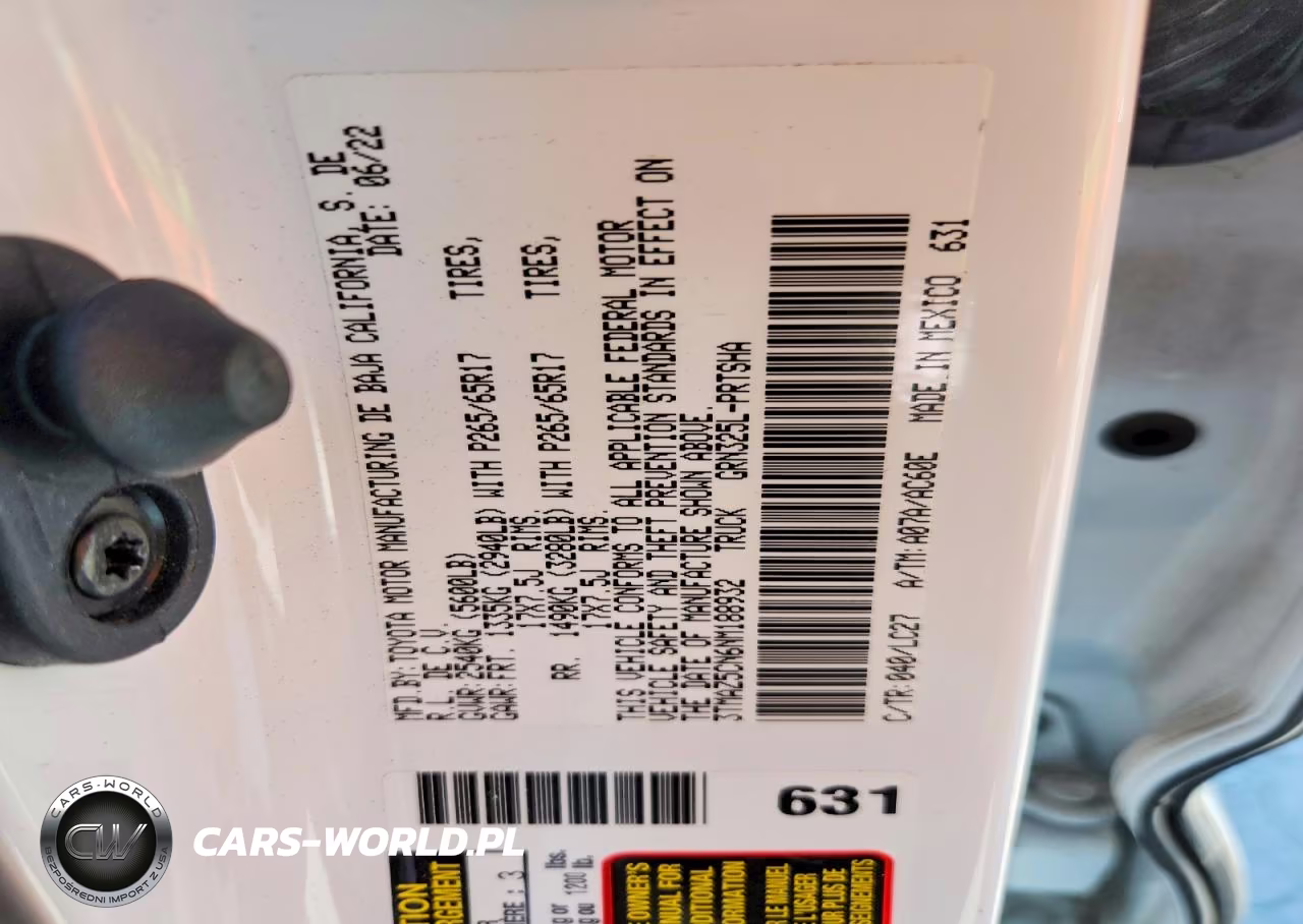 2022 Toyota Tacoma Double Cab VIN:3TMAZ5CN6NM188932 - 12