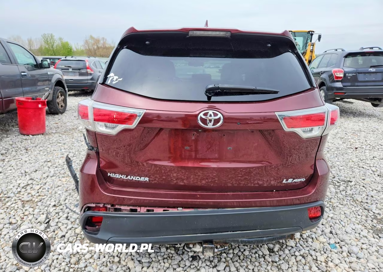 2015 Toyota Highlander Le Plus VIN:5TDBKRFH9FS172988 - 6