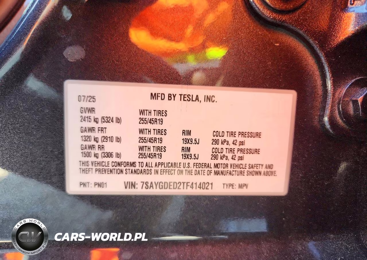 2026 Tesla Model Y VIN:7SAYGDED2TF414021 - 13