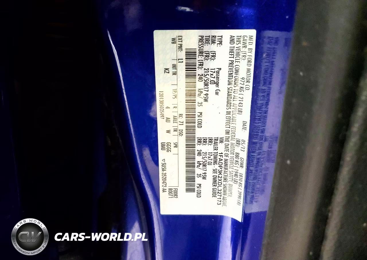 2013 Ford Focus Se VIN:1FADP3K2XDL327173 - 12