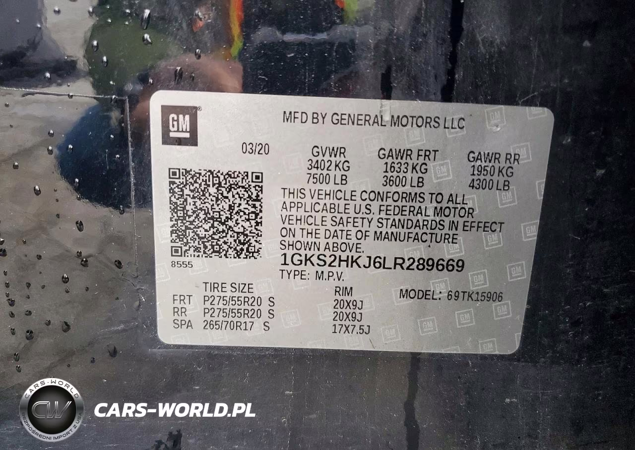 2020 GMC Yukon Xl Denali VIN:1GKS2HKJ6LR289669 - 13