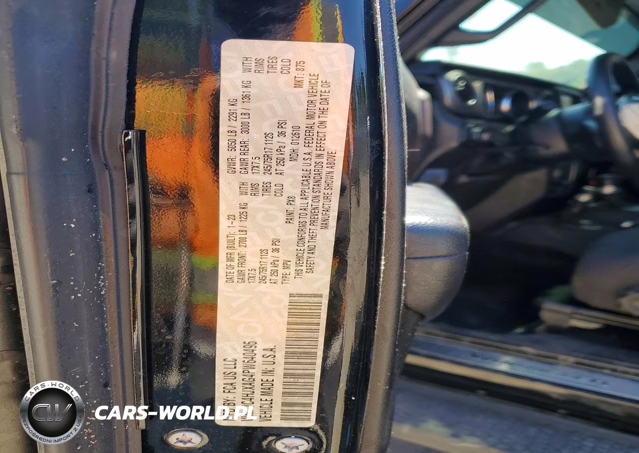 2023 Jeep Wrangler Sport VIN:1C4HJXAG4PW640496 - 13
