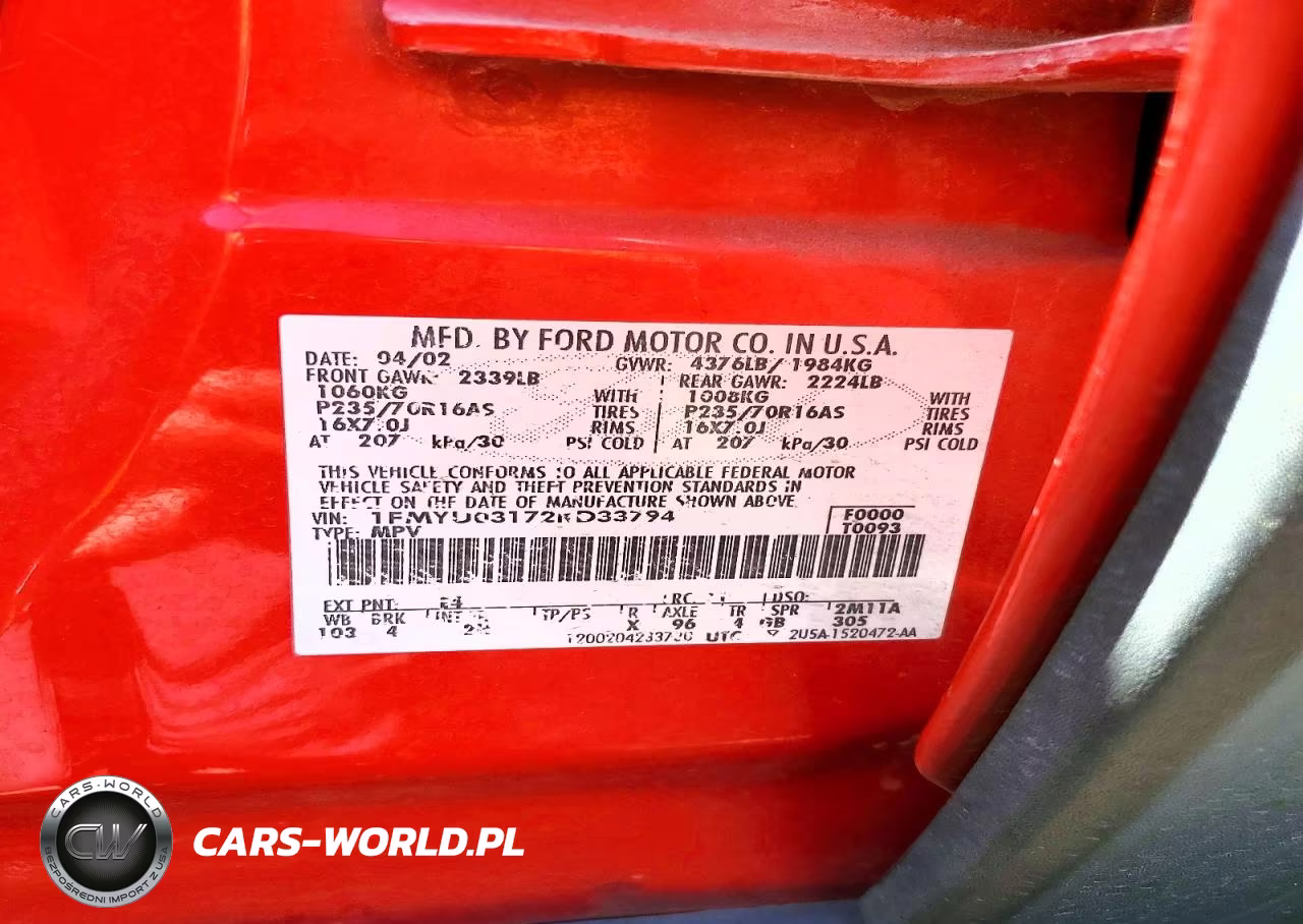2002 Ford Escape Xlt VIN:1FMYU03172KD33794 - 12