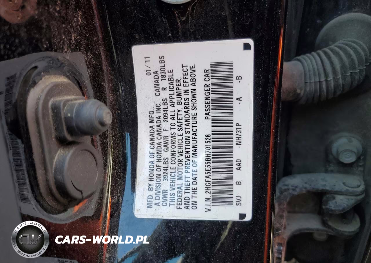 2011 Honda Civic Si VIN:2HGFA5E55BH701528 - 13